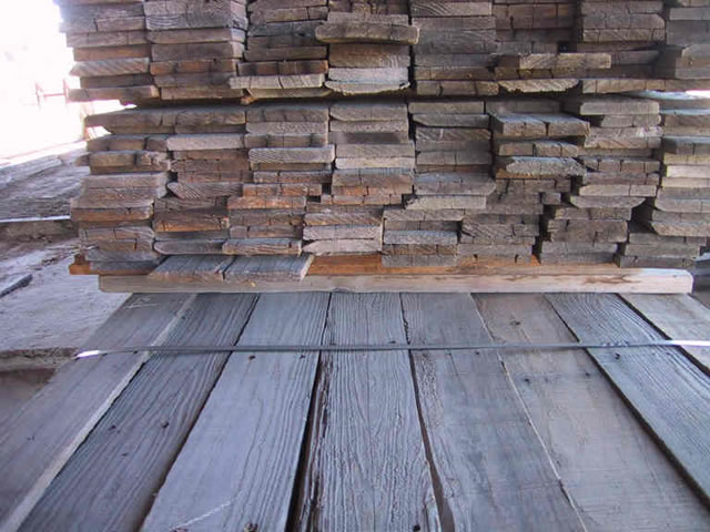 Gray Redwood Barn Siding