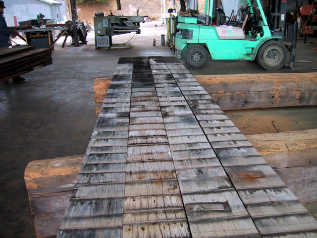 Barrel Ring Marks on Redwood