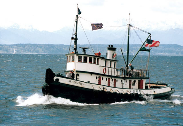 Arthur Foss, Historic Tug Boat, Built in 1889 and Harbored at Lake Union in Seattle