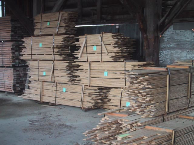 Raw Stock Maple Reclaimed Flooring Material