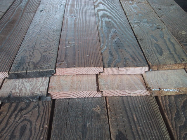 Douglas Fir 2x6 Split to 1 x Recycled Lumber