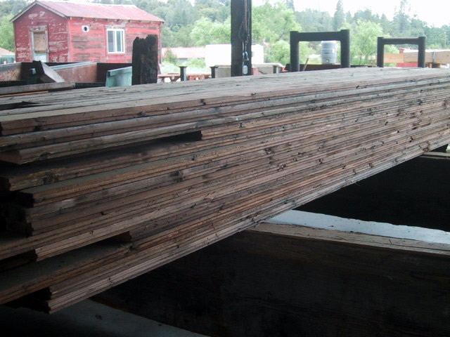 Douglas Fir 2x6 Before Splitting to 1 x Recycled Lumber