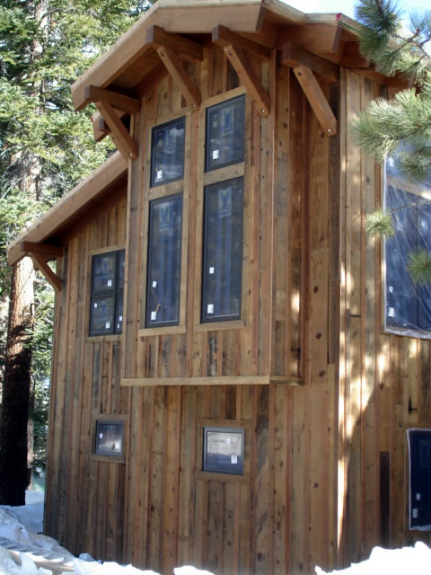 Old Barnwood Siding Recreated from Recycled Lumber Ponderosa Pine